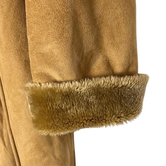 Y2K ,Penny Lane  suede look ,faux fur maxi length coat women 4X,very heavy,boho - Picture 8 of 15
